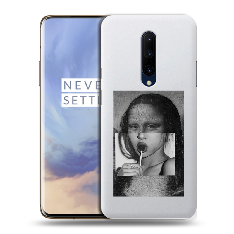 Силиконовый чехол на OnePlus 7 Pro с принтом Мона Лиза Силиконовый чехол на OnePlus 7 Pro с принтом Мона Лиза