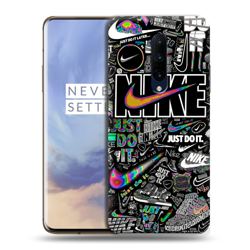 Силиконовый противоударный чехол на OnePlus 7 Pro с принтом Найк Силиконовый противоударный чехол на OnePlus 7 Pro с принтом Найк