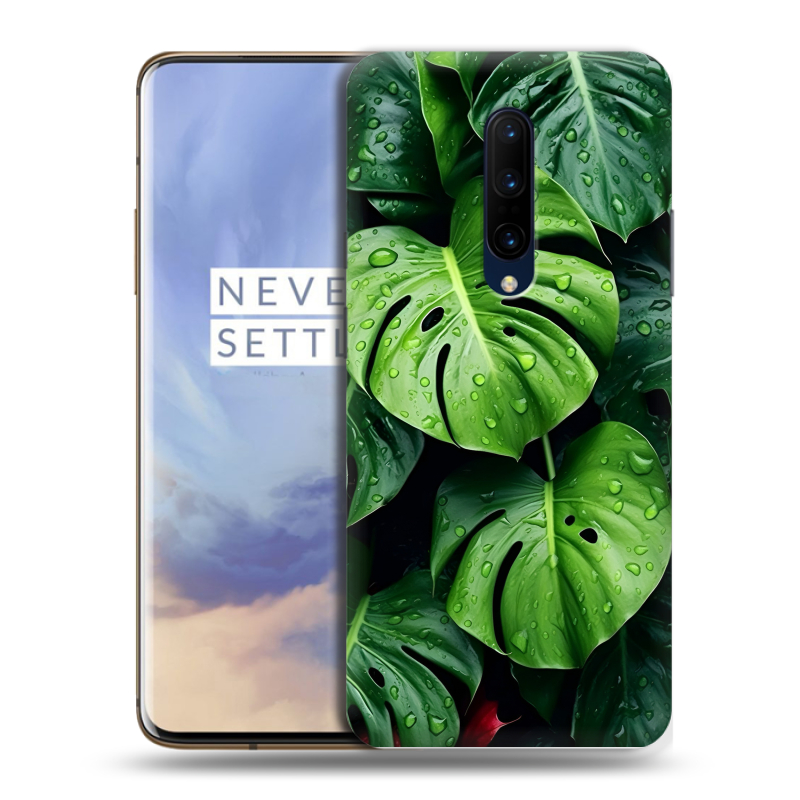 Пластиковый чехол на OnePlus 7 Pro с принтом Листья Пластиковый чехол на OnePlus 7 Pro с принтом Листья