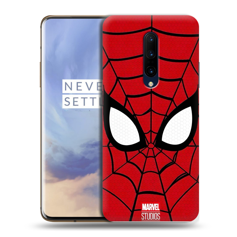 Силиконовый чехол на OnePlus 7 Pro с принтом человек паук spiderman Силиконовый чехол на OnePlus 7 Pro с принтом человек паук spiderman
