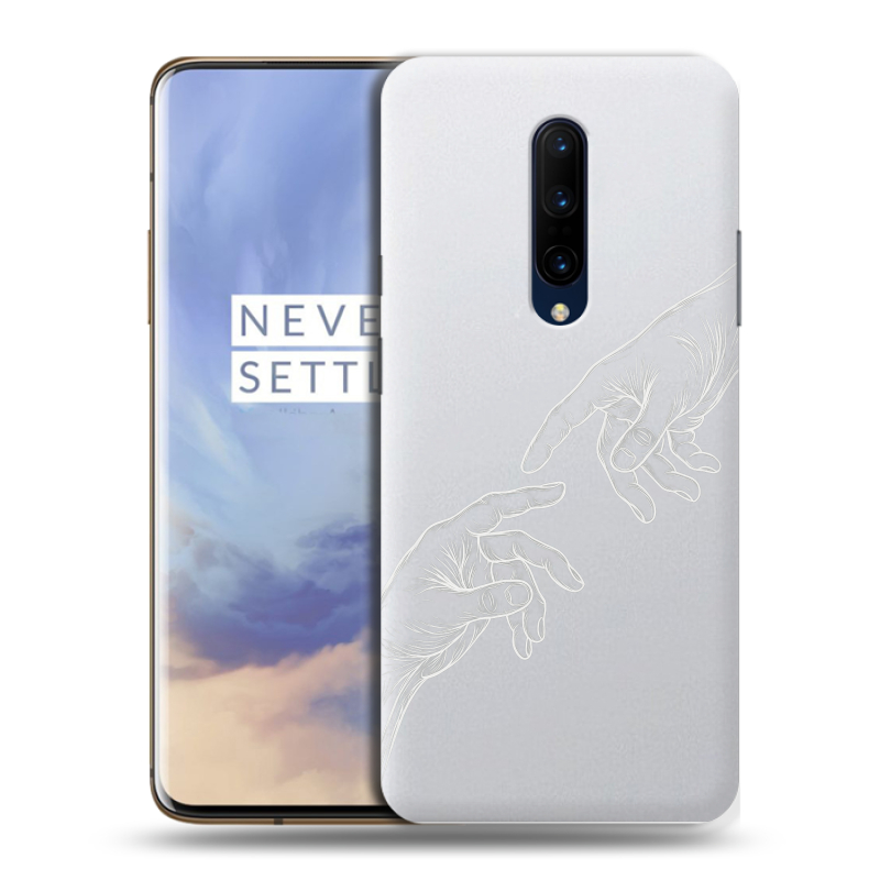 Силиконовый противоударный чехол на OnePlus 7 Pro с принтом Сотворение мира Силиконовый противоударный чехол на OnePlus 7 Pro с принтом Сотворение мира