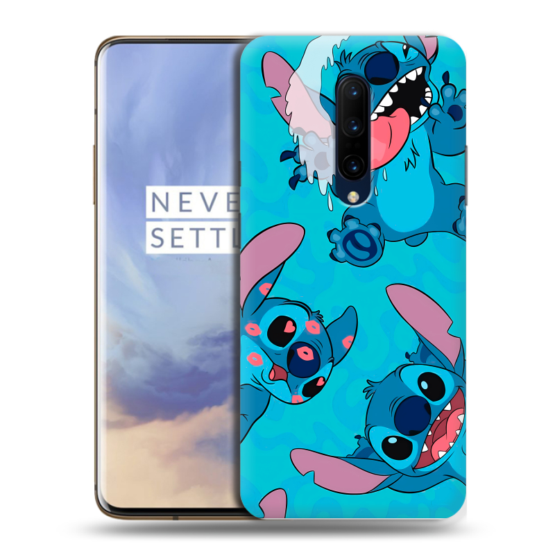 Пластиковый чехол на OnePlus 7 Pro с принтом Лило и Стич Пластиковый чехол на OnePlus 7 Pro с принтом Лило и Стич