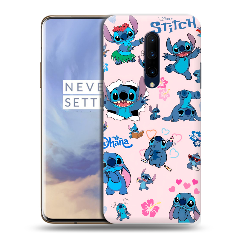 Пластиковый чехол на OnePlus 7 Pro с принтом Лило и Стич Пластиковый чехол на OnePlus 7 Pro с принтом Лило и Стич
