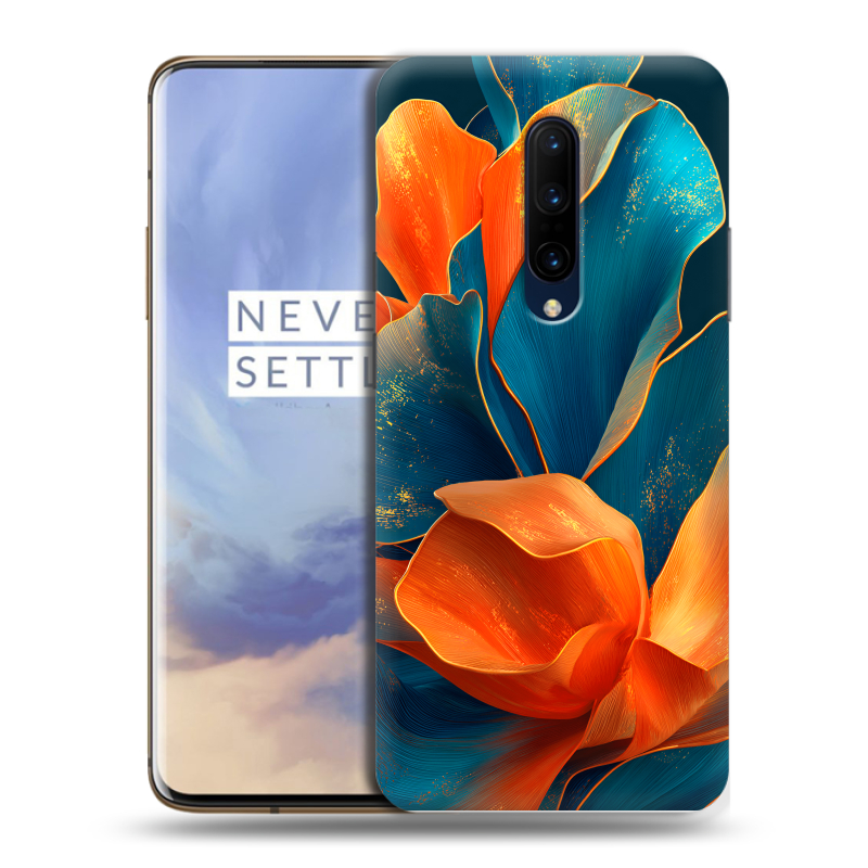 Пластиковый чехол на OnePlus 7 Pro с принтом Цветы Пластиковый чехол на OnePlus 7 Pro с принтом Цветы