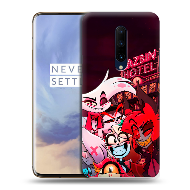Пластиковый чехол на OnePlus 7 Pro с принтом Hazbin Hotel Отель Хазбин Пластиковый чехол на OnePlus 7 Pro с принтом Hazbin Hotel Отель Хазбин