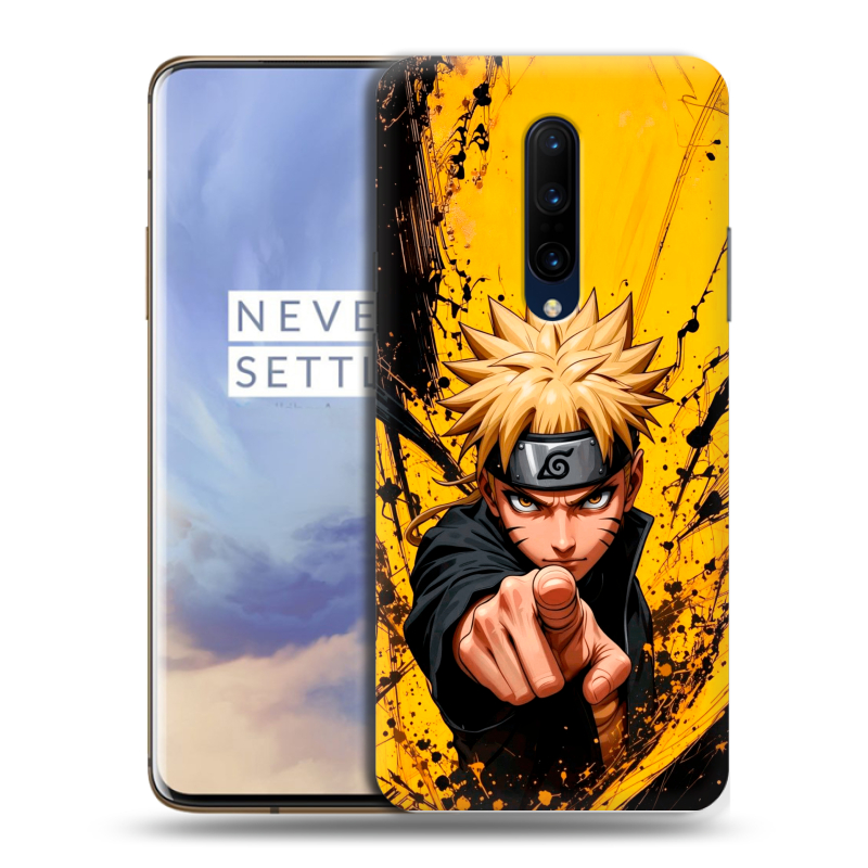 Силиконовый противоударный чехол на OnePlus 7 Pro с принтом Naruto Наруто Силиконовый противоударный чехол на OnePlus 7 Pro с принтом Naruto Наруто