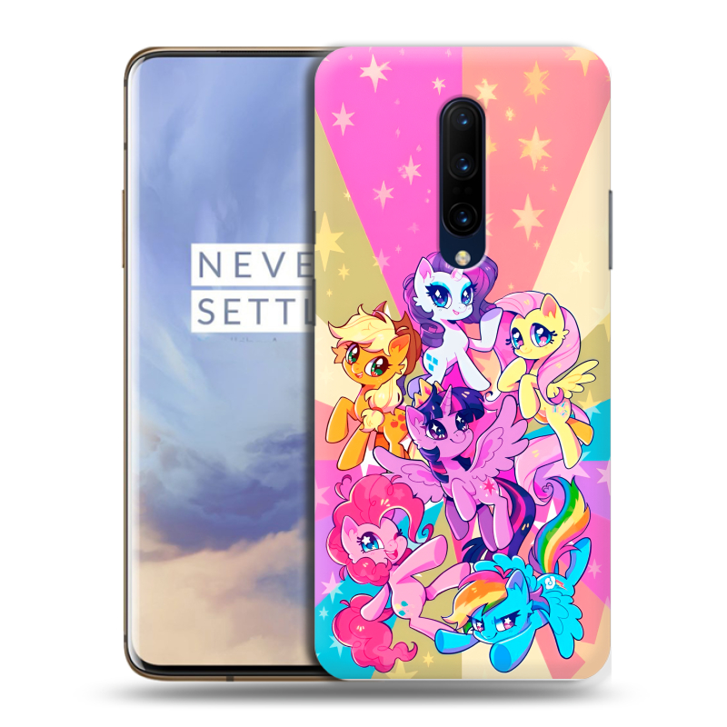 Пластиковый чехол на OnePlus 7 Pro с принтом My little pony Дружба чудо Пластиковый чехол на OnePlus 7 Pro с принтом My little pony Дружба чудо