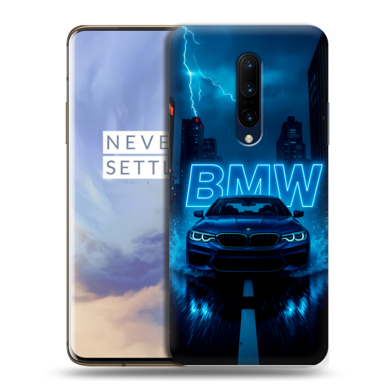 Силиконовый противоударный чехол на OnePlus 7 Pro с принтом BMW БМВ Силиконовый противоударный чехол на OnePlus 7 Pro с принтом BMW БМВ