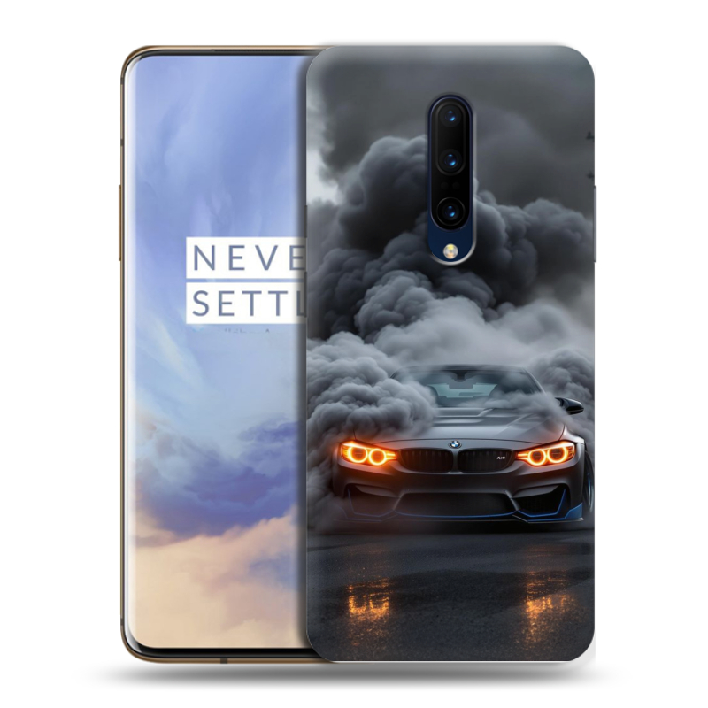 Силиконовый противоударный чехол на OnePlus 7 Pro с принтом BMW БМВ Силиконовый противоударный чехол на OnePlus 7 Pro с принтом BMW БМВ
