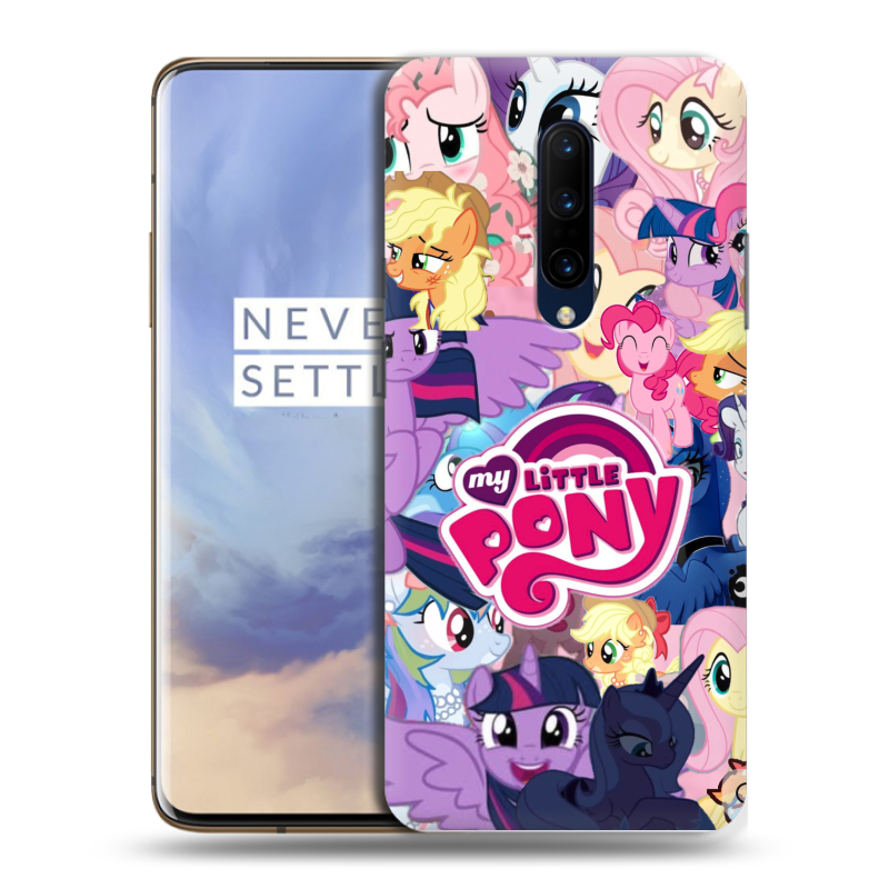 Пластиковый чехол на OnePlus 7 Pro с принтом My little pony Дружба чудо Пластиковый чехол на OnePlus 7 Pro с принтом My little pony Дружба чудо