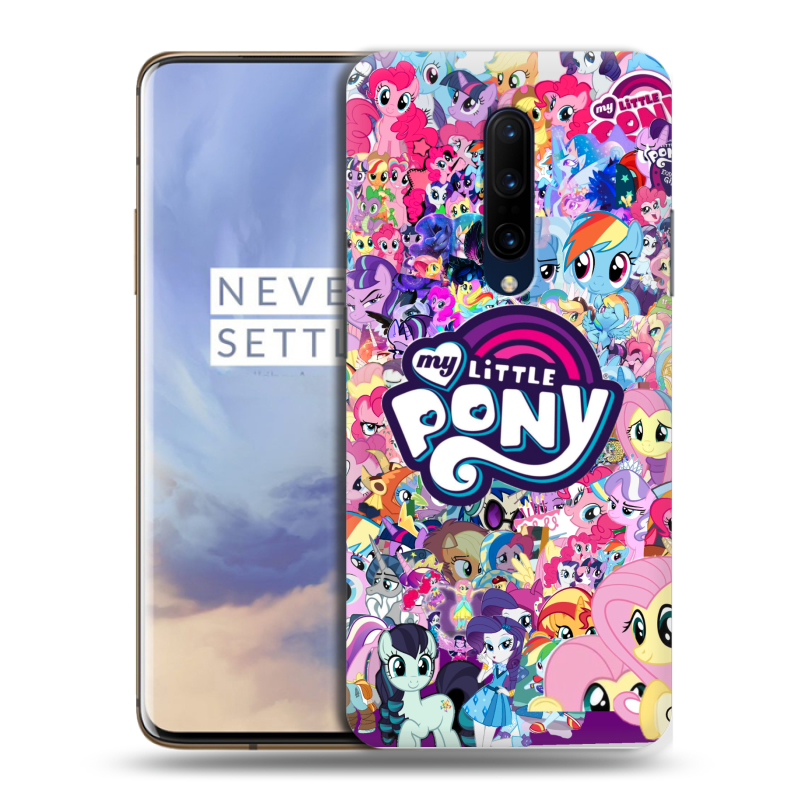 Пластиковый чехол на OnePlus 7 Pro с принтом My little pony Дружба чудо Пластиковый чехол на OnePlus 7 Pro с принтом My little pony Дружба чудо