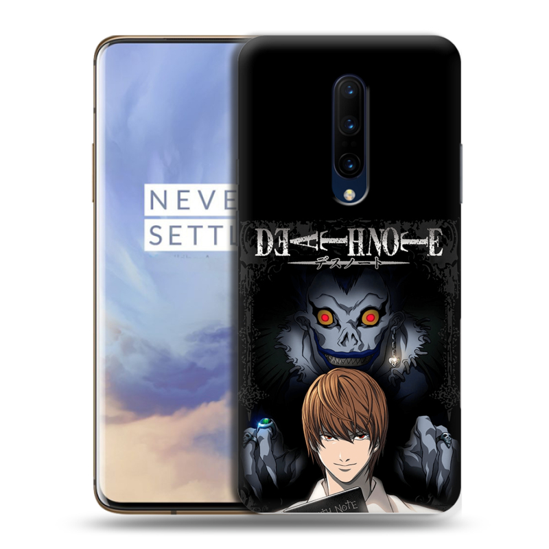 Силиконовый чехол на OnePlus 7 Pro с принтом Death note Тетрадь смерти Силиконовый чехол на OnePlus 7 Pro с принтом Death note Тетрадь смерти