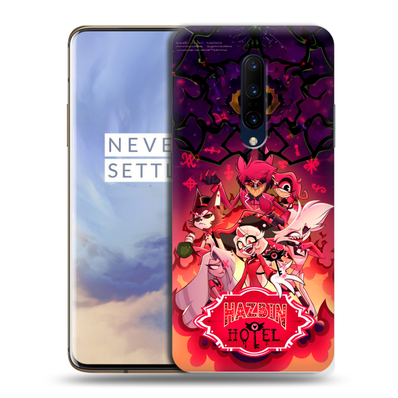 Силиконовый чехол на OnePlus 7 Pro с принтом Hazbin Hotel Отель Хазбин Силиконовый чехол на OnePlus 7 Pro с принтом Hazbin Hotel Отель Хазбин