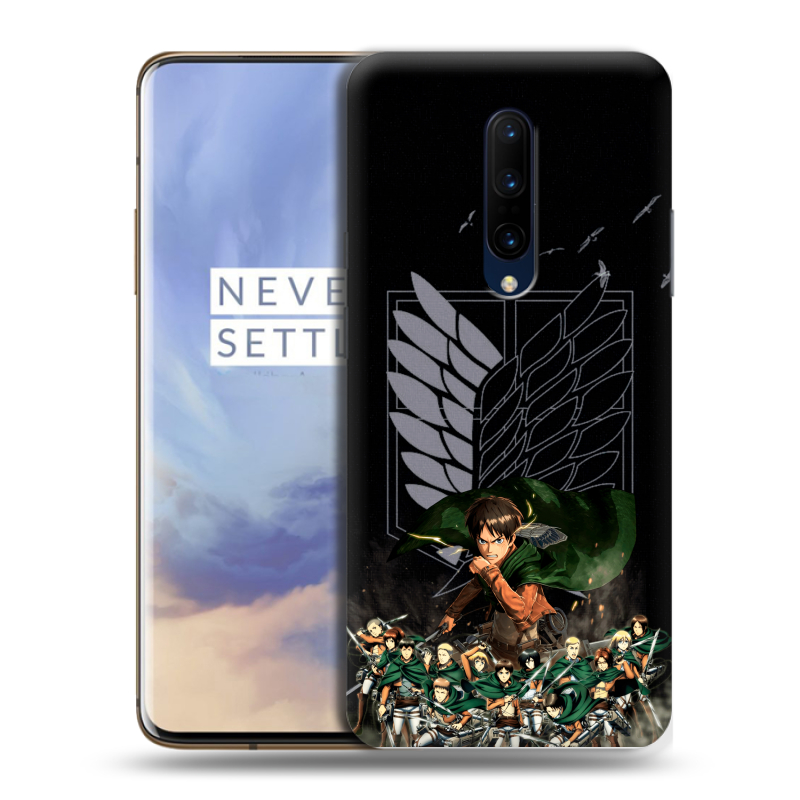 Силиконовый чехол на OnePlus 7 Pro с принтом Атака титанов Силиконовый чехол на OnePlus 7 Pro с принтом Атака титанов