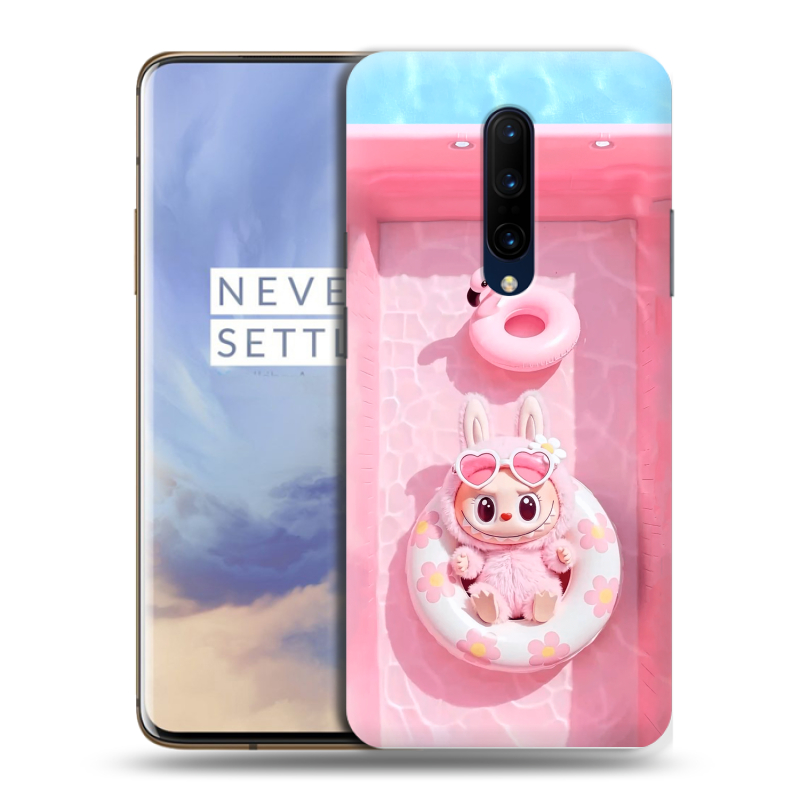 Силиконовый чехол на OnePlus 7 Pro с принтом Labubu Лабубу Силиконовый чехол на OnePlus 7 Pro с принтом Labubu Лабубу