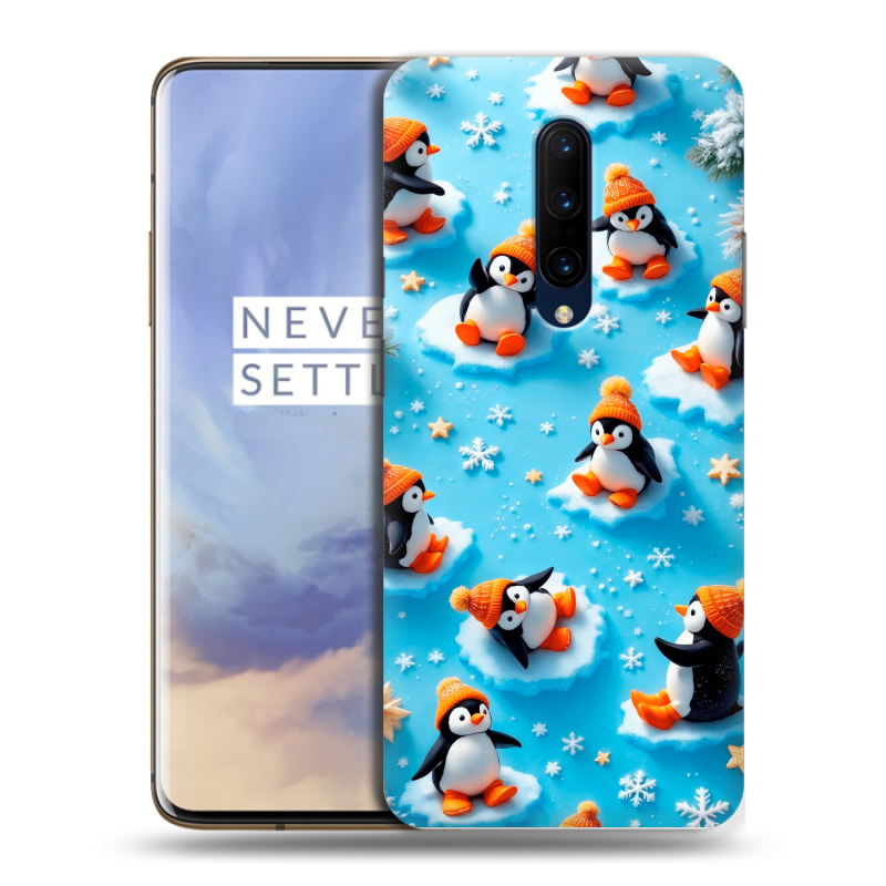 Пластиковый чехол на OnePlus 7 Pro с принтом Новый год Пластиковый чехол на OnePlus 7 Pro с принтом Новый год