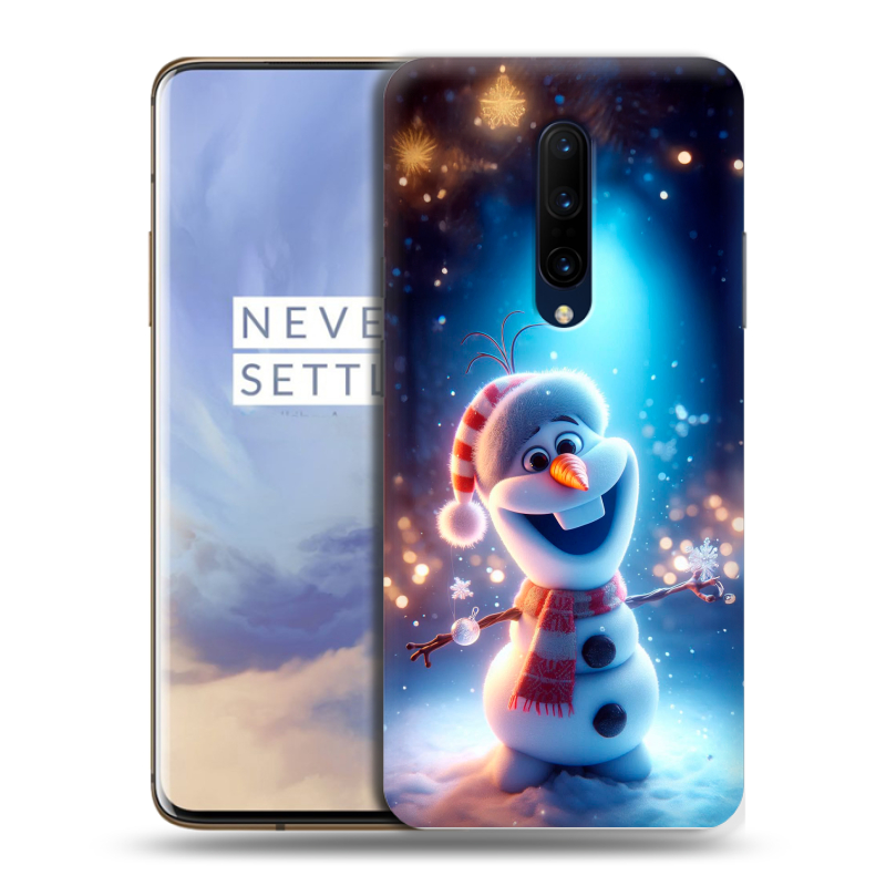 Пластиковый чехол на OnePlus 7 Pro с принтом Новый год Пластиковый чехол на OnePlus 7 Pro с принтом Новый год