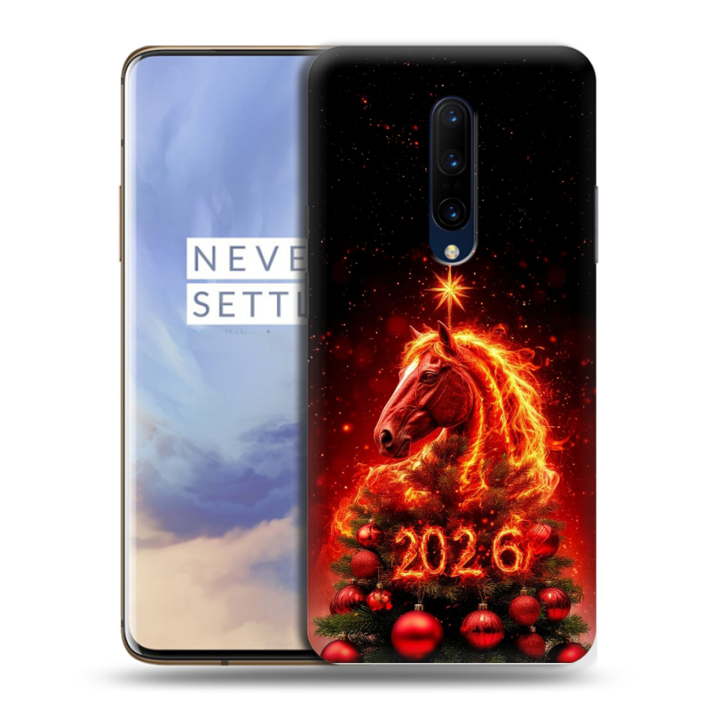 Силиконовый чехол на OnePlus 7 Pro с принтом Новый год Силиконовый чехол на OnePlus 7 Pro с принтом Новый год
