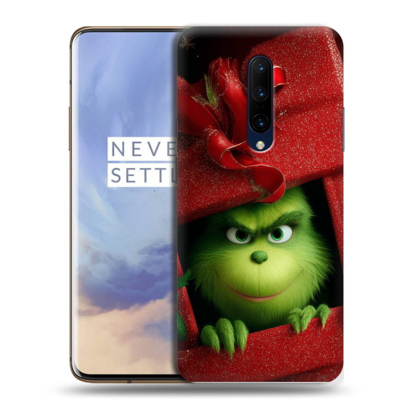 Пластиковый чехол на OnePlus 7 Pro с принтом Новый год Пластиковый чехол на OnePlus 7 Pro с принтом Новый год