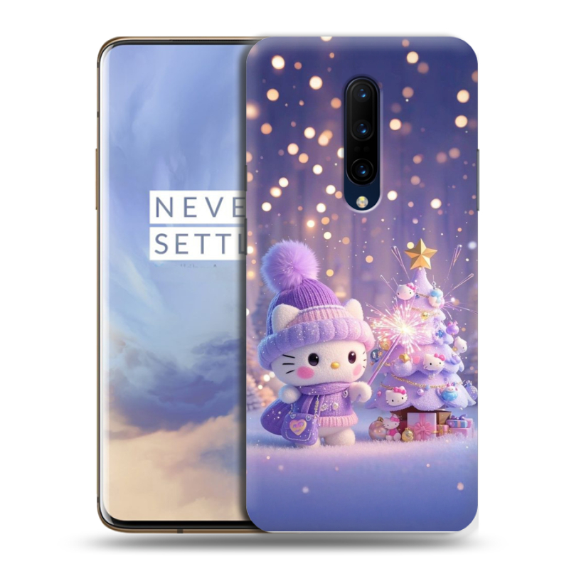 Силиконовый чехол на OnePlus 7 Pro с принтом Новый год Силиконовый чехол на OnePlus 7 Pro с принтом Новый год
