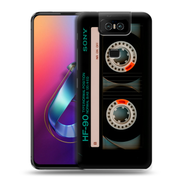 Пластиковый чехол на ASUS ZenFone 6 ZS630KL с принтом Кассета Пластиковый чехол на ASUS ZenFone 6 ZS630KL с принтом Кассета