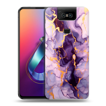 Пластиковый чехол на ASUS ZenFone 6 ZS630KL с принтом Мрамор Пластиковый чехол на ASUS ZenFone 6 ZS630KL с принтом Мрамор