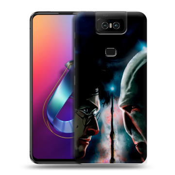 Пластиковый чехол на ASUS ZenFone 6 ZS630KL с принтом Гарри Поттер Harry Potter