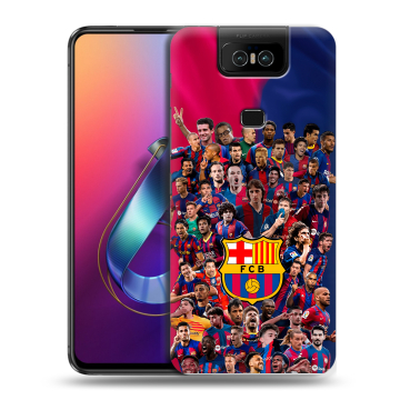 Пластиковый чехол на ASUS ZenFone 6 ZS630KL с принтом Барселона Barcelona Пластиковый чехол на ASUS ZenFone 6 ZS630KL с принтом Барселона Barcelona