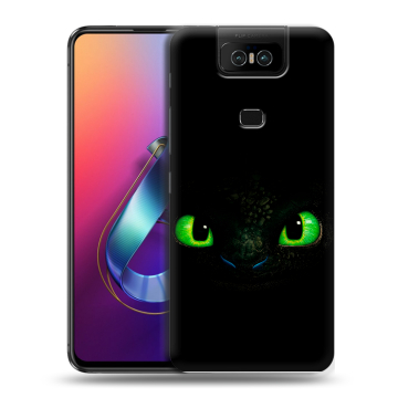 Пластиковый чехол на ASUS ZenFone 6 ZS630KL с принтом Как приручить дракона Пластиковый чехол на ASUS ZenFone 6 ZS630KL с принтом Как приручить дракона