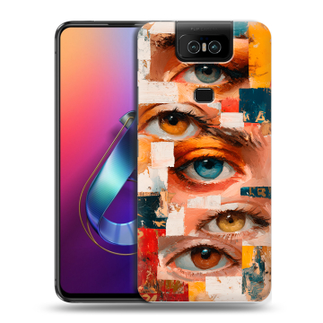 Пластиковый чехол на ASUS ZenFone 6 ZS630KL с принтом Модный принт