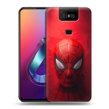 Пластиковый чехол на ASUS ZenFone 6 ZS630KL с принтом Spiderman Человек паук Пластиковый чехол на ASUS ZenFone 6 ZS630KL с принтом Spiderman Человек паук