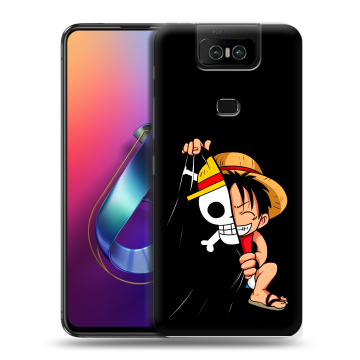 Пластиковый чехол на ASUS ZenFone 6 ZS630KL с принтом One Piece Ван Пис