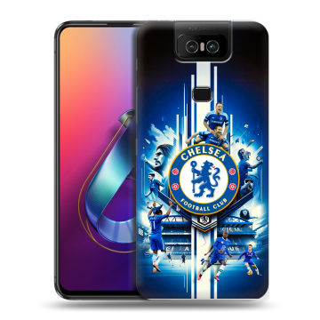 Пластиковый чехол на ASUS ZenFone 6 ZS630KL с принтом Chelsea Челси