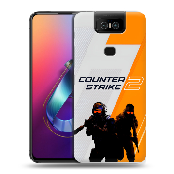 Пластиковый чехол на ASUS ZenFone 6 ZS630KL с принтом Counter Strike Пластиковый чехол на ASUS ZenFone 6 ZS630KL с принтом Counter Strike