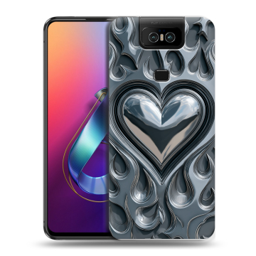 Пластиковый чехол на ASUS ZenFone 6 ZS630KL с принтом Y2K Пластиковый чехол на ASUS ZenFone 6 ZS630KL с принтом Y2K
