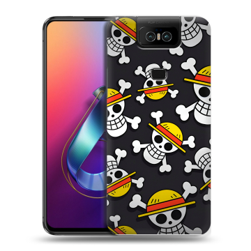Пластиковый чехол на ASUS ZenFone 6 ZS630KL с принтом One Piece Ван Пис