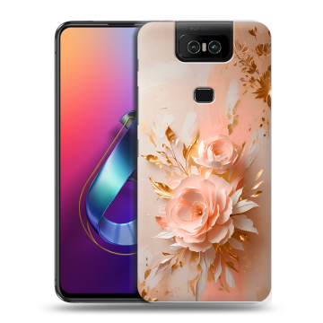 Пластиковый чехол на ASUS ZenFone 6 ZS630KL с принтом женский