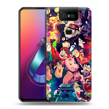 Пластиковый чехол на ASUS ZenFone 6 ZS630KL с принтом Gravity Falls Гравити Фолз Пластиковый чехол на ASUS ZenFone 6 ZS630KL с принтом Gravity Falls Гравити Фолз