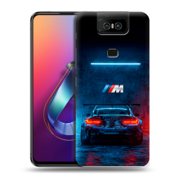 Пластиковый чехол на ASUS ZenFone 6 ZS630KL с принтом BMW БМВ Пластиковый чехол на ASUS ZenFone 6 ZS630KL с принтом BMW БМВ