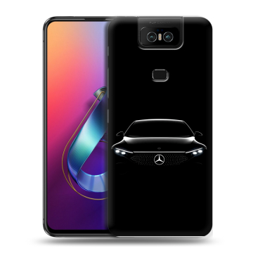 Пластиковый чехол на ASUS ZenFone 6 ZS630KL с принтом Mercedes Мерседес Пластиковый чехол на ASUS ZenFone 6 ZS630KL с принтом Mercedes Мерседес