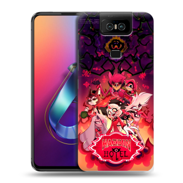 Пластиковый чехол на ASUS ZenFone 6 ZS630KL с принтом Hazbin Hotel Отель Хазбин Пластиковый чехол на ASUS ZenFone 6 ZS630KL с принтом Hazbin Hotel Отель Хазбин