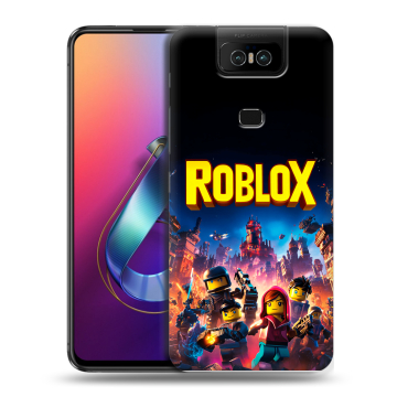 Пластиковый чехол на ASUS ZenFone 6 ZS630KL с принтом Roblox Роблокс Пластиковый чехол на ASUS ZenFone 6 ZS630KL с принтом Roblox Роблокс