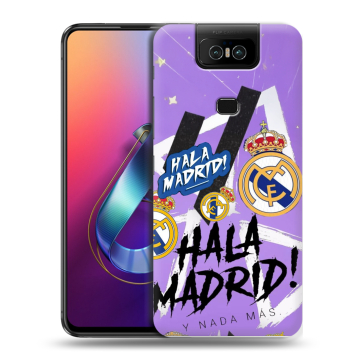 Пластиковый чехол на ASUS ZenFone 6 ZS630KL с принтом Real Madrid Реал Мадрид Пластиковый чехол на ASUS ZenFone 6 ZS630KL с принтом Real Madrid Реал Мадрид