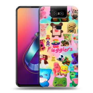 Пластиковый чехол на ASUS ZenFone 6 ZS630KL с принтом Флагер Fuggler