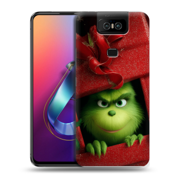 Пластиковый чехол на ASUS ZenFone 6 ZS630KL с принтом Новый год
