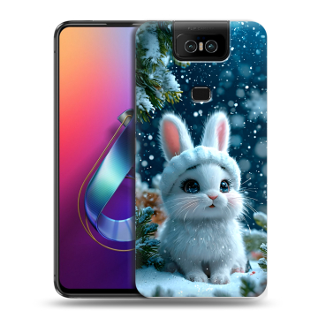 Пластиковый чехол на ASUS ZenFone 6 ZS630KL с принтом Новый год