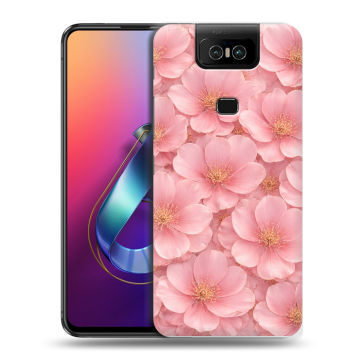 Пластиковый чехол на ASUS ZenFone 6 ZS630KL с принтом женский