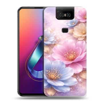 Пластиковый чехол на ASUS ZenFone 6 ZS630KL с принтом женский Пластиковый чехол на ASUS ZenFone 6 ZS630KL с принтом женский