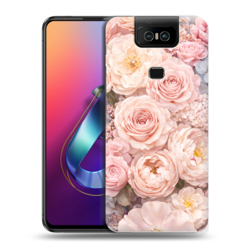Пластиковый чехол на ASUS ZenFone 6 ZS630KL с принтом женский Пластиковый чехол на ASUS ZenFone 6 ZS630KL с принтом женский