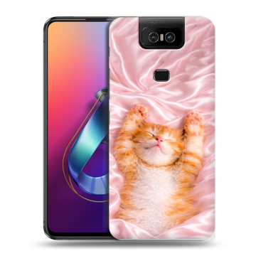 Пластиковый чехол на ASUS ZenFone 6 ZS630KL с принтом женский Пластиковый чехол на ASUS ZenFone 6 ZS630KL с принтом женский